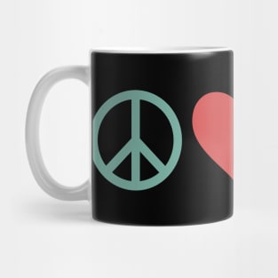 Peace, Love, & Anarchy Mug